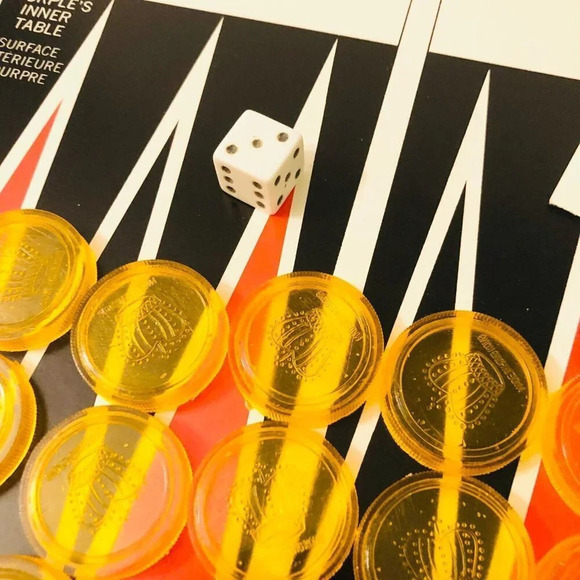 Vintage 1973 World  of Family Fun Backgammon Hasbro - Picture 12 of 15